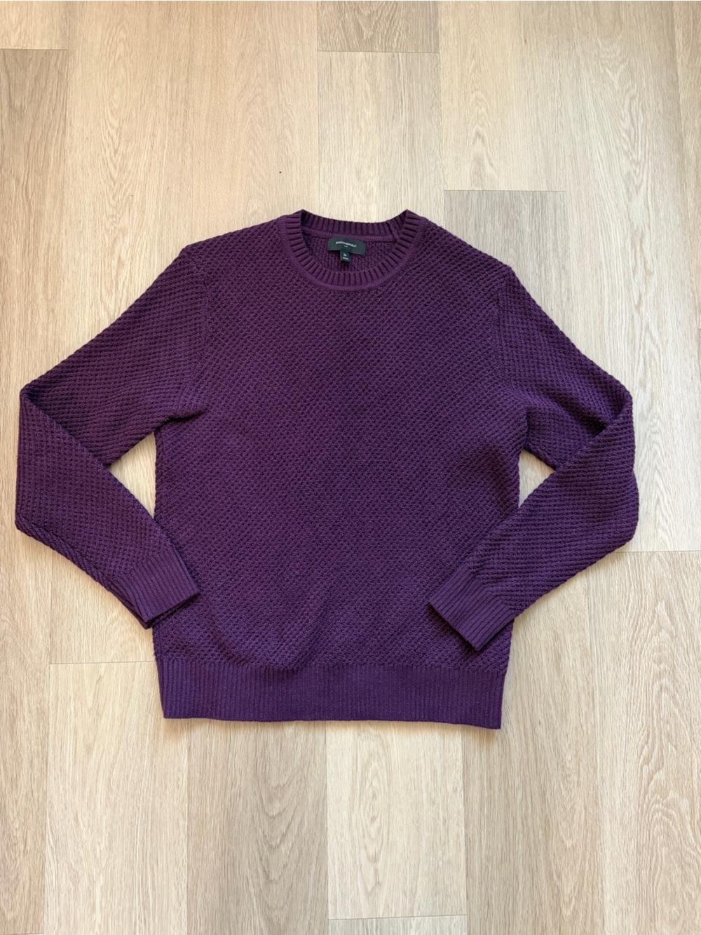 Banana Republic Textured Sweater in Plum